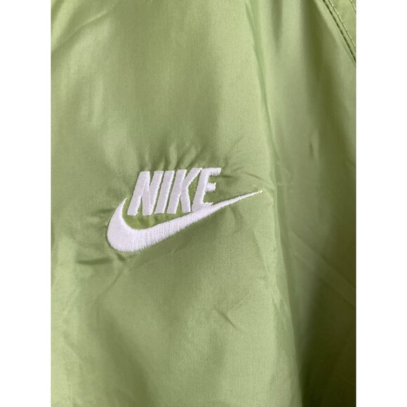 Nike Mens XL Nike Green Pullover Windbreaker Perf LIned Breathable Hood 7048 - Picture 6 of 14
